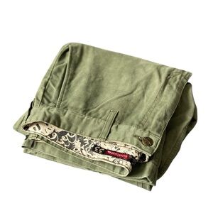 QuickSilver Vintage Surf Pants Mens 34x31 Green Cotton Relaxed Streetwear Rave